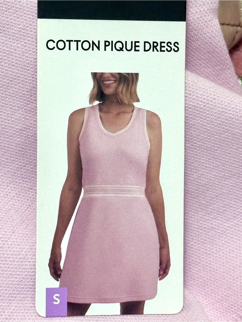 Pink & White Athletic Dress - Picture 4 of 4